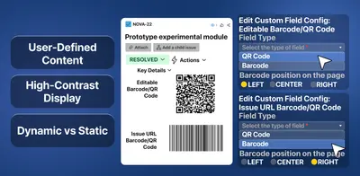 Barcode/QR Custom Field for Atlassian — screenshot
