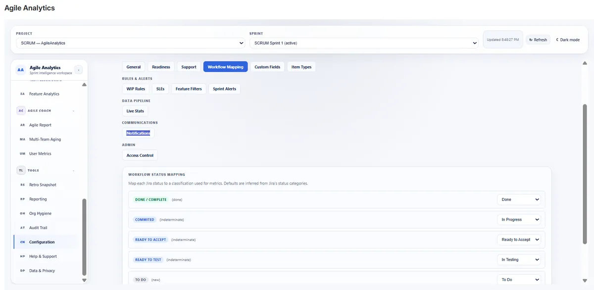 Baytek Agile Analytics — screenshot from the Atlassian Marketplace listing