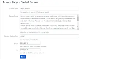 Better Announcement Banner for Atlassian — screenshot