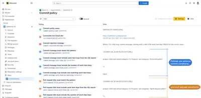 Better Commit Policy for Jira (Git, Bitbucket and more!) for Atlassian — screenshot