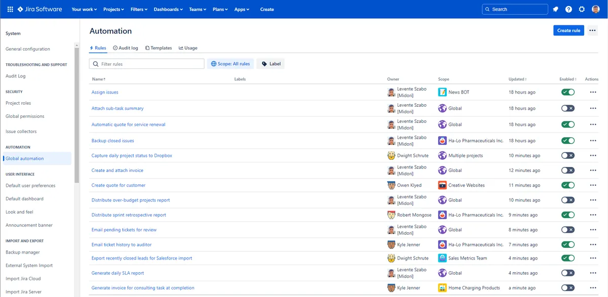 Better Excel Automation for Jira (free!) — screenshot from the Atlassian Marketplace listing