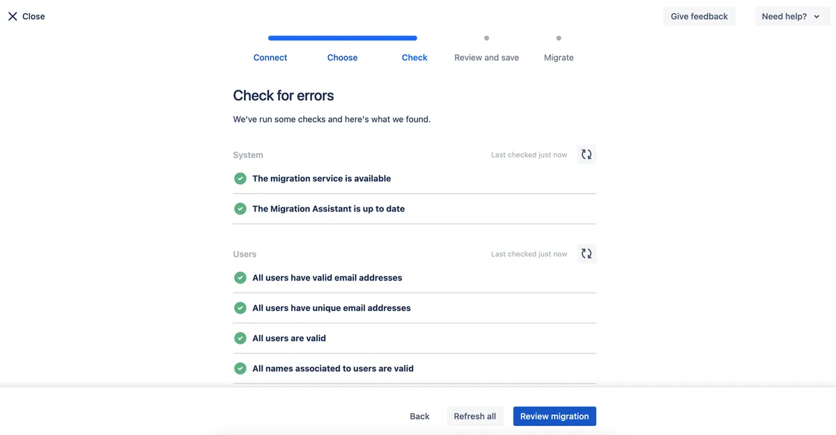 Bitbucket Cloud Migration Assistant — screenshot from the Atlassian Marketplace listing