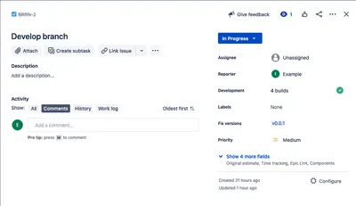 Bitrise for Jira (Unofficial) for Atlassian — screenshot