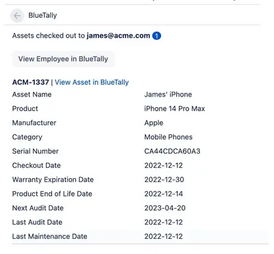 BlueTally for Jira for Atlassian — screenshot