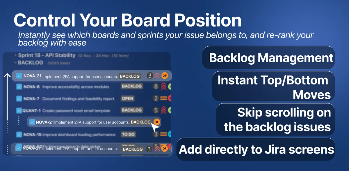 Board Custom Field — screenshot from the Atlassian Marketplace listing