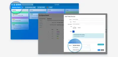 Boards of Trello for Jira for Atlassian — screenshot