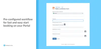 Booking for Jira Service Management for Atlassian — screenshot