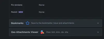 Bookmarks: Issues and Attachments for Atlassian — screenshot