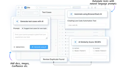 Browserstack Test Management For Jira for Atlassian — screenshot