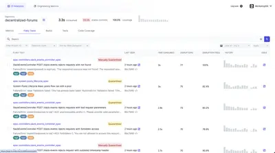 BuildPulse: Fix Flaky Tests Instantly and Test Analytics for Atlassian — screenshot
