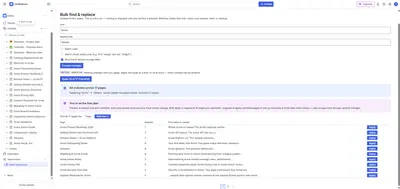 Bulk Operations for Confluence for Atlassian — screenshot