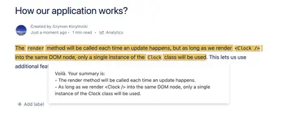 CAI - AI Powerpack for Confluence for Atlassian — screenshot