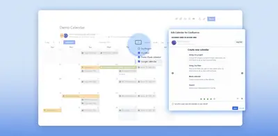 Calendar for Confluence for Atlassian — screenshot