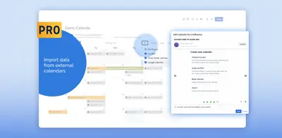 Calendar Pro for Confluence for Atlassian — screenshot