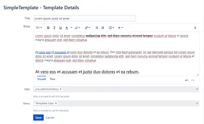Canned Issues for Atlassian — screenshot