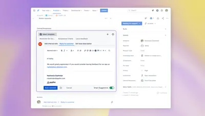 Canned Responses Pro Templates for Jira for Atlassian — screenshot