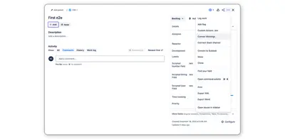 Canned Worklogs for Atlassian — screenshot