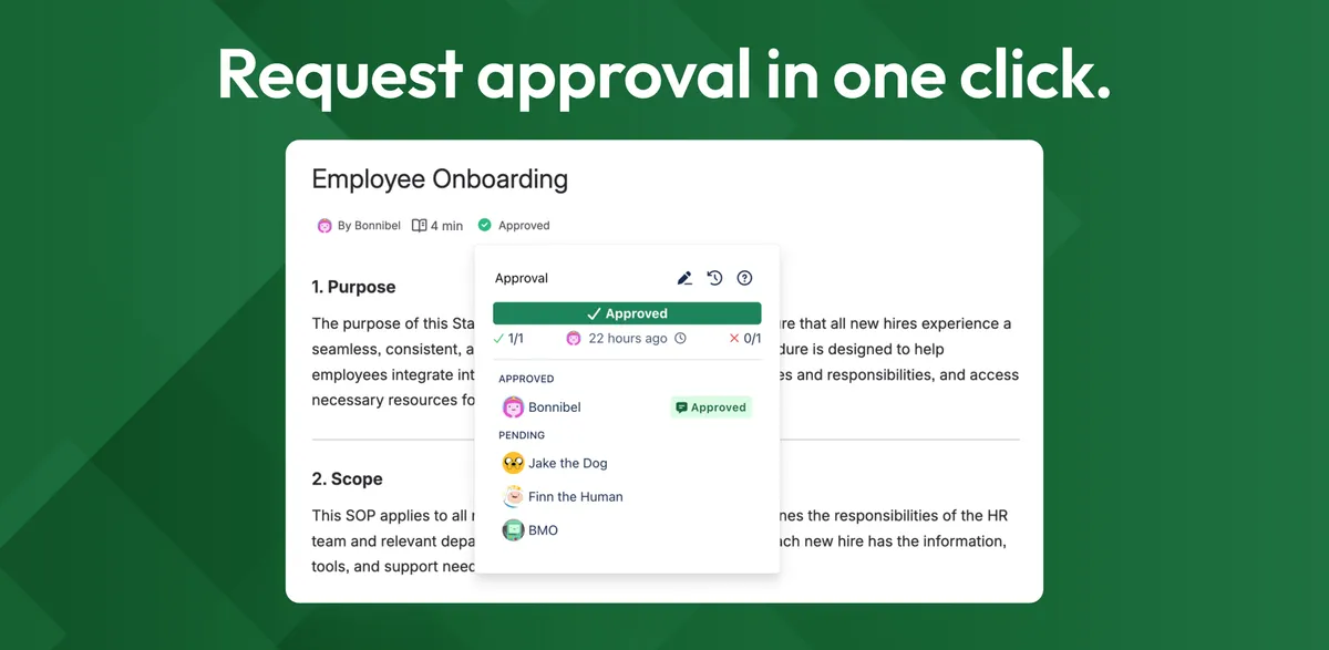 Capable Approval for Confluence (Document Workflow) — screenshot from the Atlassian Marketplace listing