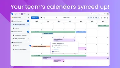 Capable Calendar for Confluence (Schedule, Plan, Subscribe) for Atlassian — screenshot