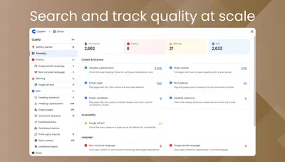Capable Quality for Confluence (Management, Governance) for Atlassian — screenshot