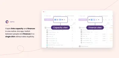 Capta: Capacity Planning and Financial Management for Jira for Atlassian — screenshot