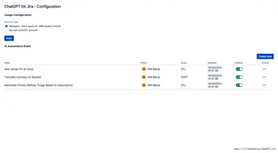 ChatGPT for Jira for Atlassian — screenshot