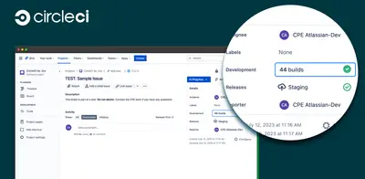 CircleCI for Jira for Atlassian — screenshot