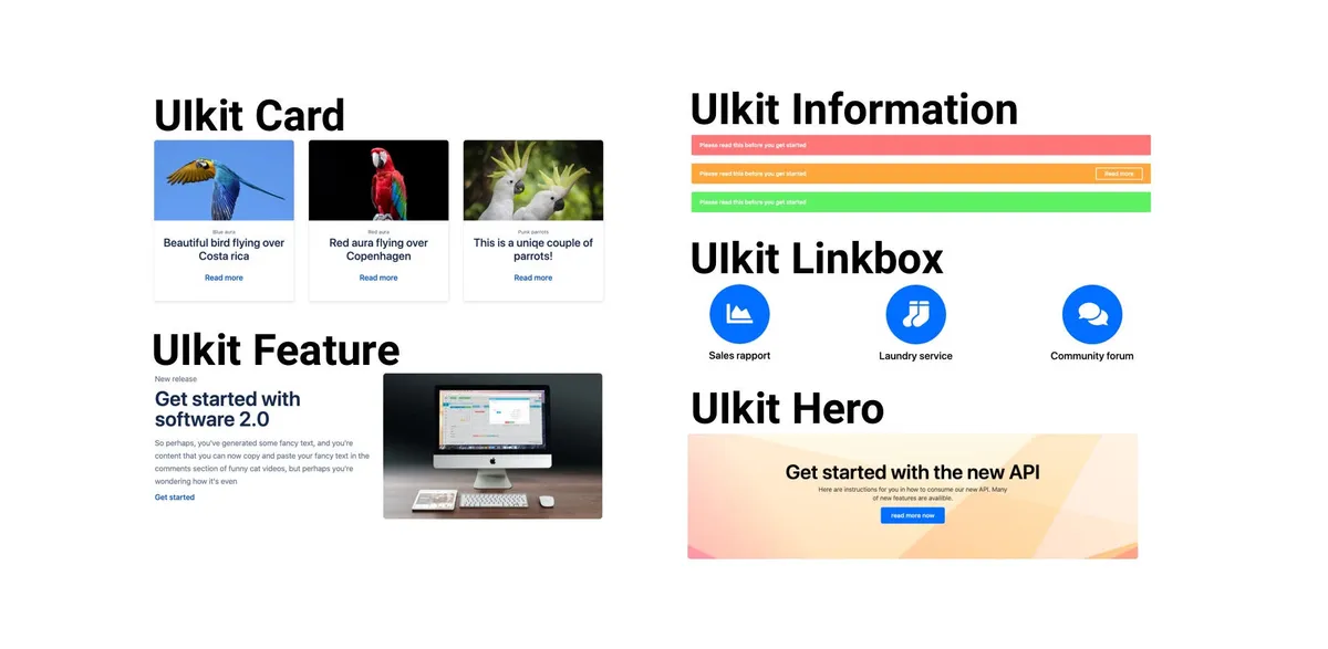 Clean UIkit toolkit for Confluence — screenshot from the Atlassian Marketplace listing