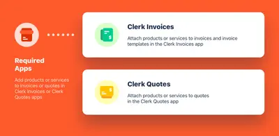 Clerk Products - Products and Services for Invoicing for Atlassian — screenshot