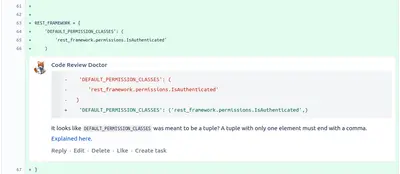 Code Review Doctor for Atlassian — screenshot