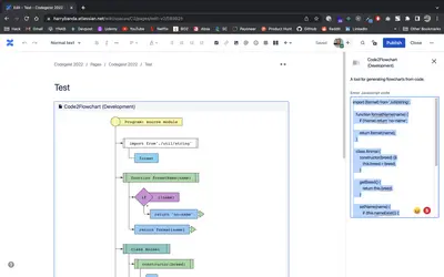 Code2Flowchart for Atlassian — screenshot