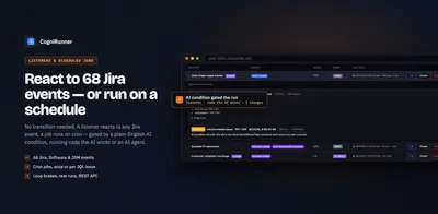 CogniRunner for Atlassian — screenshot