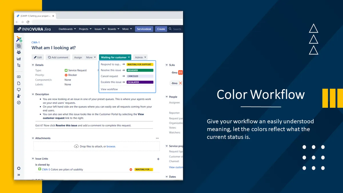 Color Workflow — screenshot from the Atlassian Marketplace listing