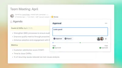 Comala Document Control for Atlassian — screenshot