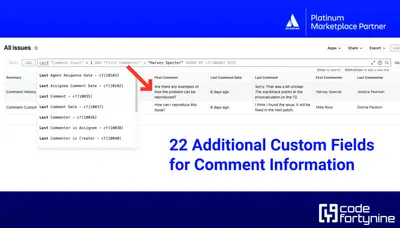Comment Custom Fields for Jira (JSM & CSM Comment Fields) for Atlassian — screenshot