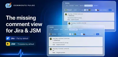 Comments Pulse - Find Replies Fast for Jira & JSM for Atlassian — screenshot