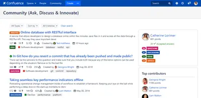 Community (Ask, Discuss and Innovate) for Atlassian — screenshot