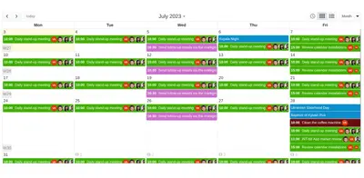 Company Calendar Macro for Atlassian — screenshot