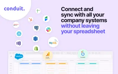 Conduit - Data Connector for Sheets for Atlassian — screenshot