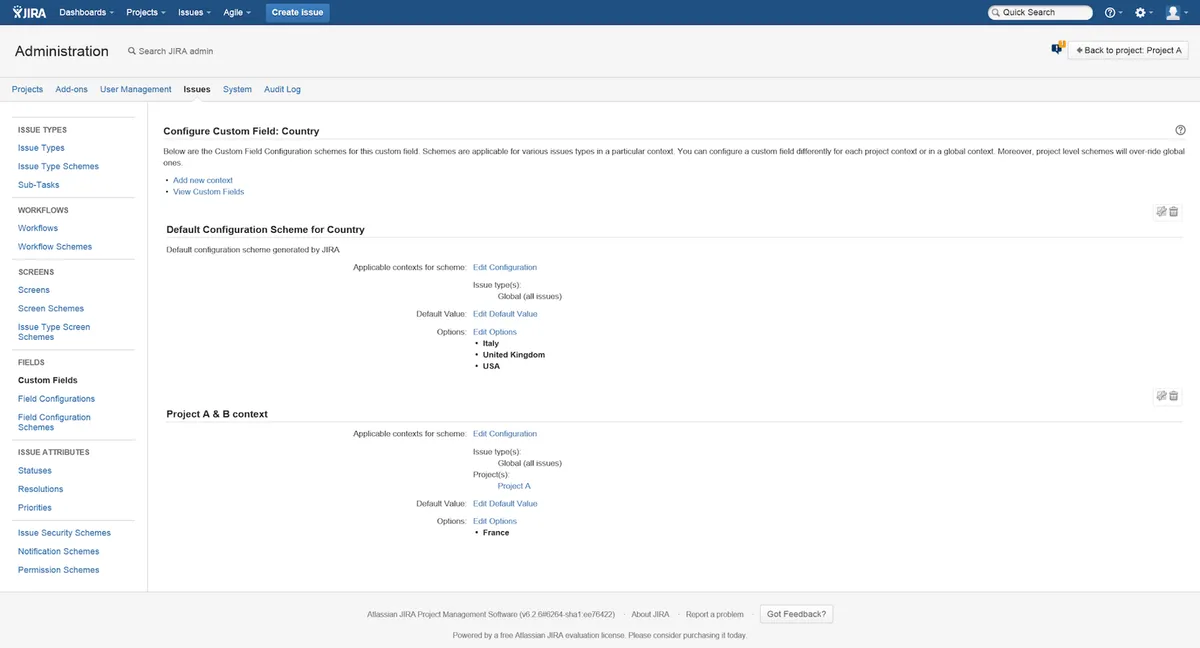 Configuration Delegation — screenshot from the Atlassian Marketplace listing