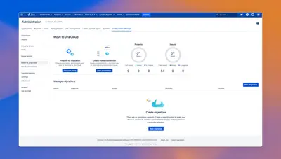 Configuration Manager Cloud Migration Tool for Atlassian — screenshot