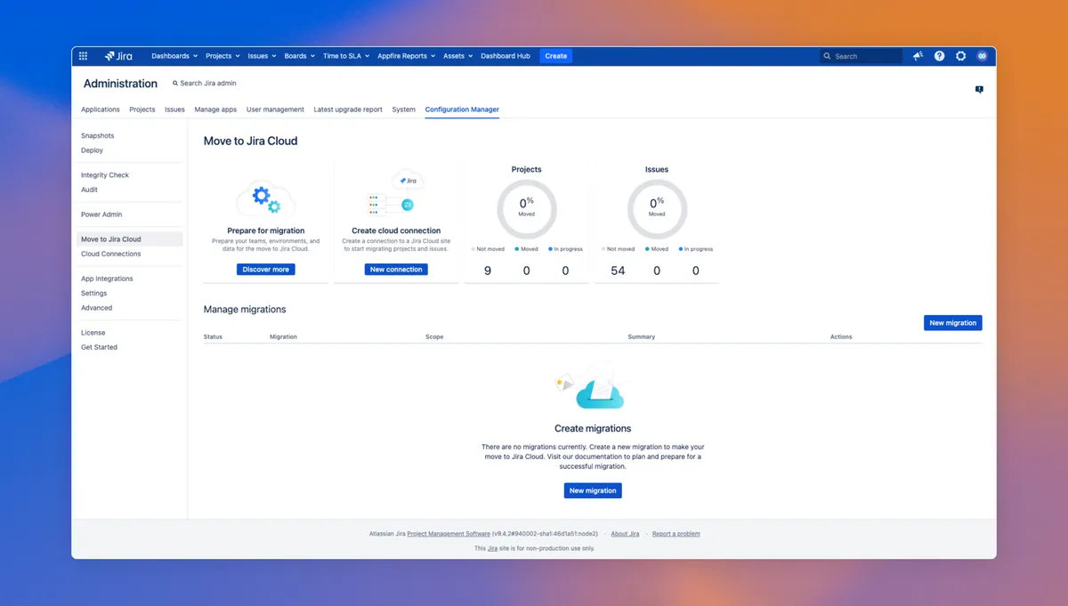 Configuration Manager Cloud Migration Tool — screenshot from the Atlassian Marketplace listing