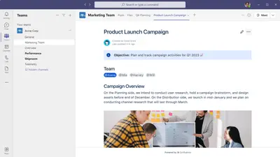 Confluence Cloud for Microsoft Teams (Official) for Atlassian — screenshot