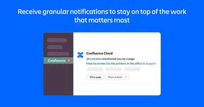 Confluence Cloud for Slack (Official) for Atlassian — screenshot