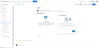 Content Feedback for Atlassian — screenshot