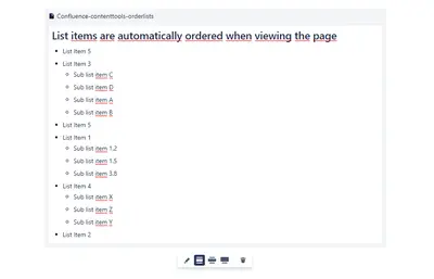 Content Tools for Confluence for Atlassian — screenshot