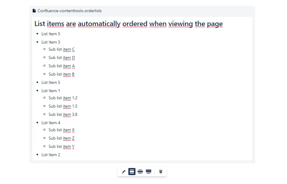 Content Tools for Confluence — screenshot from the Atlassian Marketplace listing