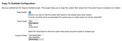 Copy to Subtask for Jira for Atlassian — screenshot