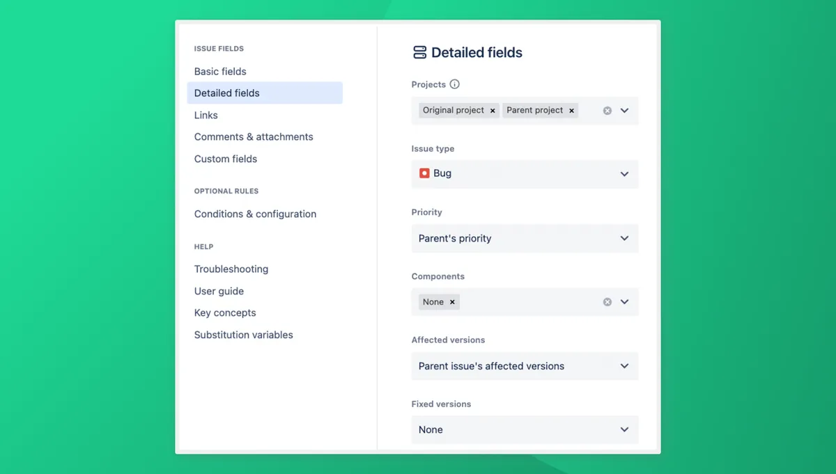 Create on Transition for Jira — screenshot from the Atlassian Marketplace listing