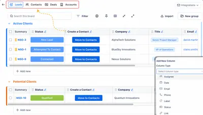 CRM & Sales, Quote, Order Management for Jira for Atlassian — screenshot